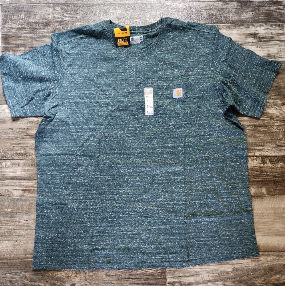 Carhartt Women’s Loose Fit Heavyweight Pocket T-Shirt – Size 1X (16W–18W) - Picture 2 of 3